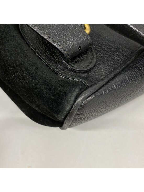 Gucci Backpack Suede Black Gold main image 5